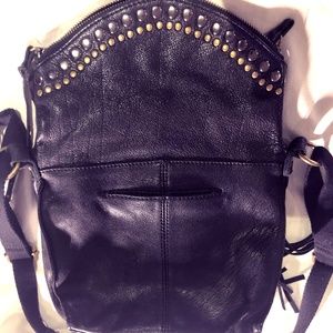 The Sak CrossBody Fold Over Leather Purse